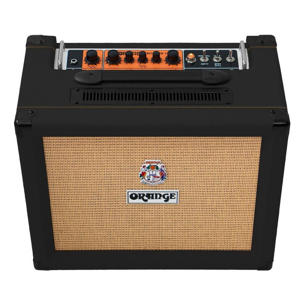 Orange Rocker 15 Ενισχυτής Ηλεκτρικής Κιθάρας 15 Watts, Μαύρος-4