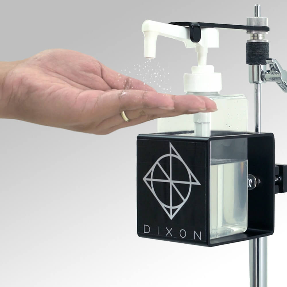 DIXON PSH-SP Μεταλλική Βάση Αντισηπτικού Χεριών / Αλκοολούχου Διαλύματος 500ml Με Μηχανισμό Ποδιού-2-min
