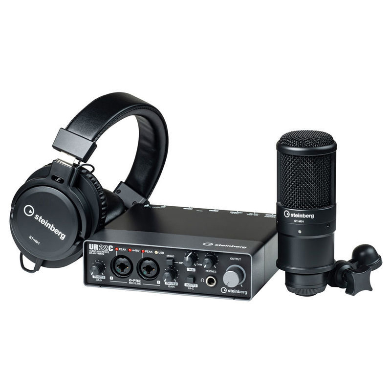 Steinberg Ur-22C Recording Pack Ολοκληρωμένο Πακέτο Ηχογράφησης-min