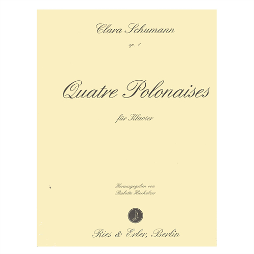 Schumann Clara - Quatre Polonaises Op.1 (Ries & Erler)-min