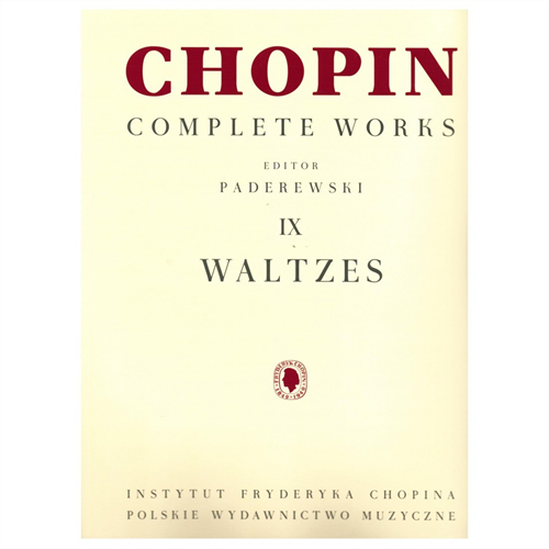 Frederic Chopin - Waltzes / Editor Paderewski-min