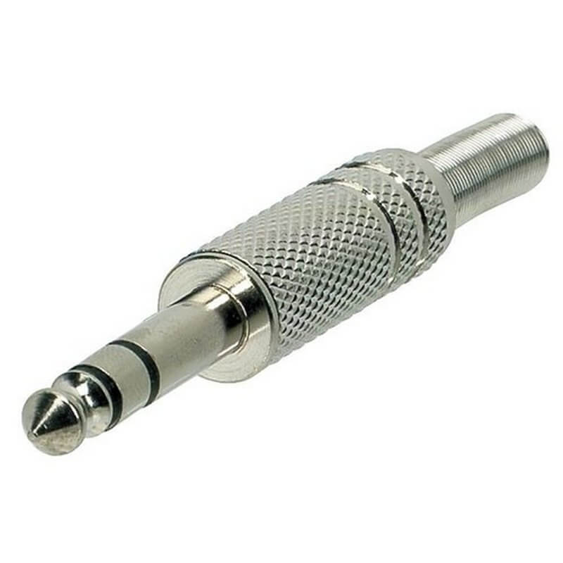 Gewa 191506 Βύσμα Stereo Jack 6,3mm Chrome-min