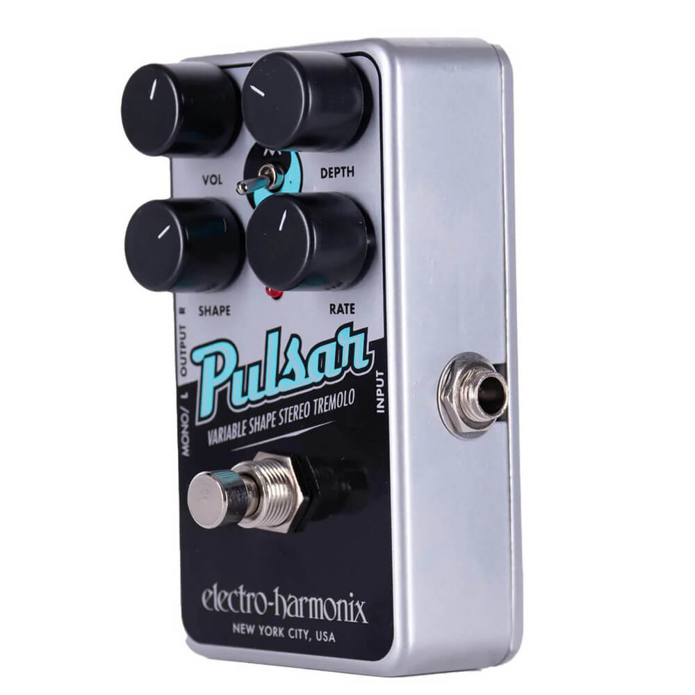 Electro-Harmonix Nano Pulsar Stereo Tremolo Pedal - Variable Shape With Volume Control