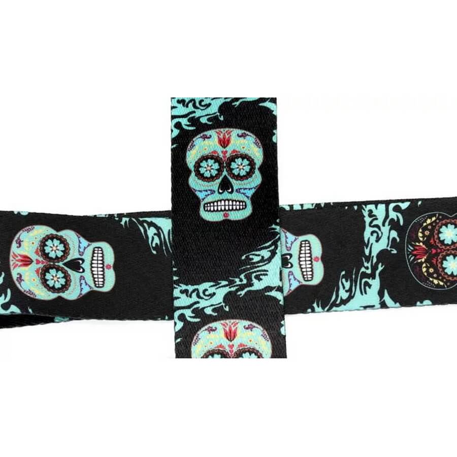 Lock-It Poly Plush 2 Ζώνη Κιθάρας - Μπάσου Sugar Skull-3