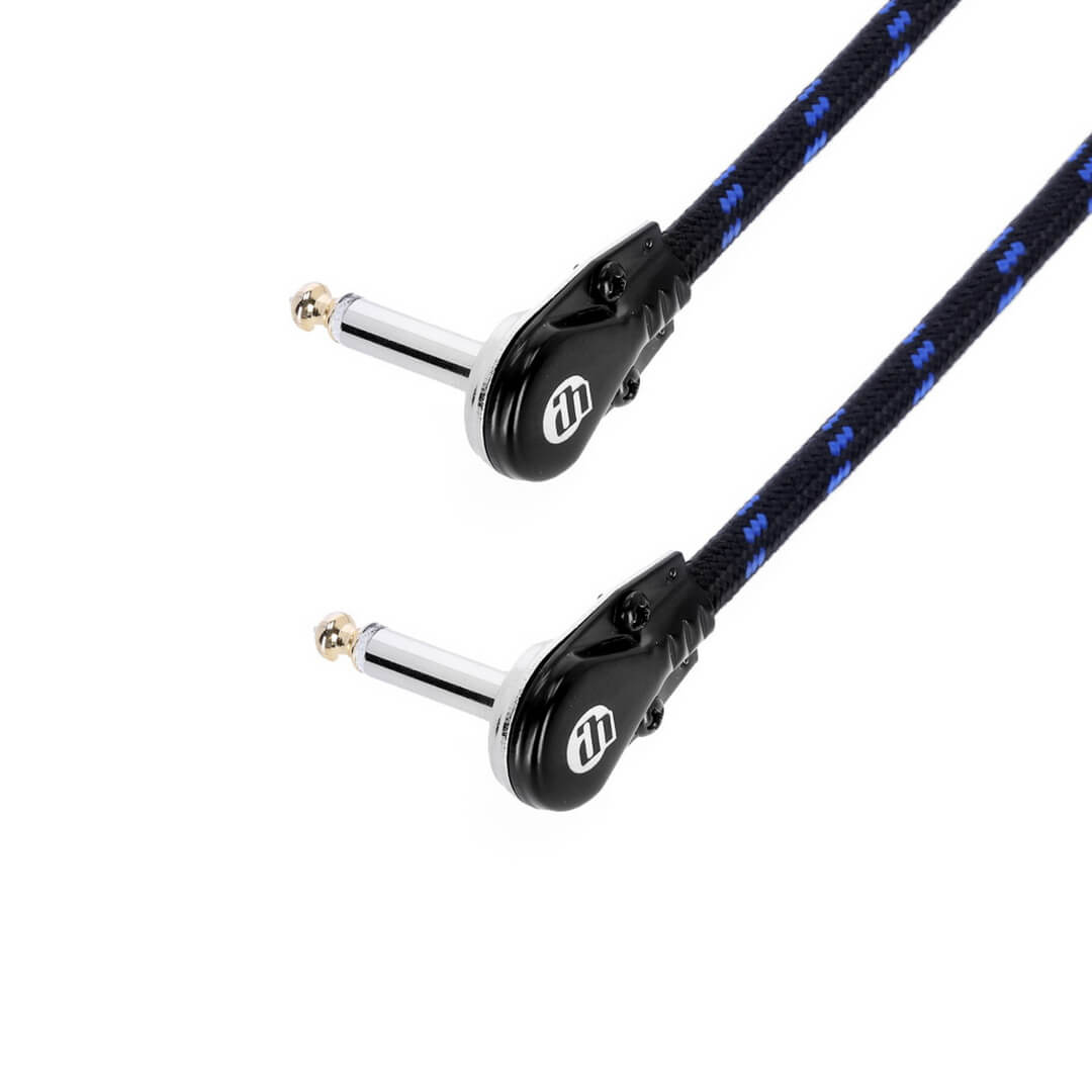 Adam Hall K4IRR0100VINTAGE 4Star Series Patchcable Καλώδιο Οργάνων 1/4 Mono Jack - 1/4 Mono Jack 1m Μαύρο-Μπλε-min