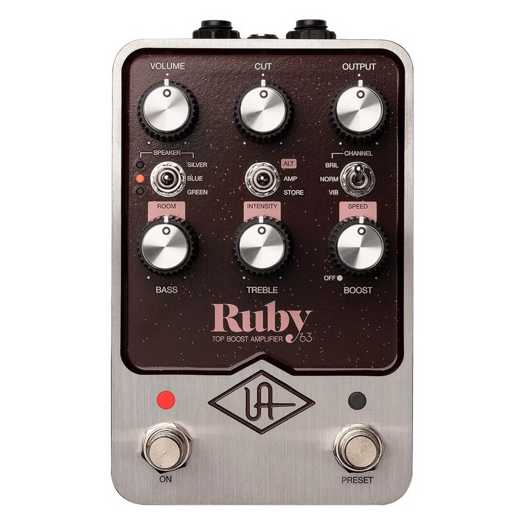 Universal Audio UAFX Ruby '63 Top Boost Amplifier-min