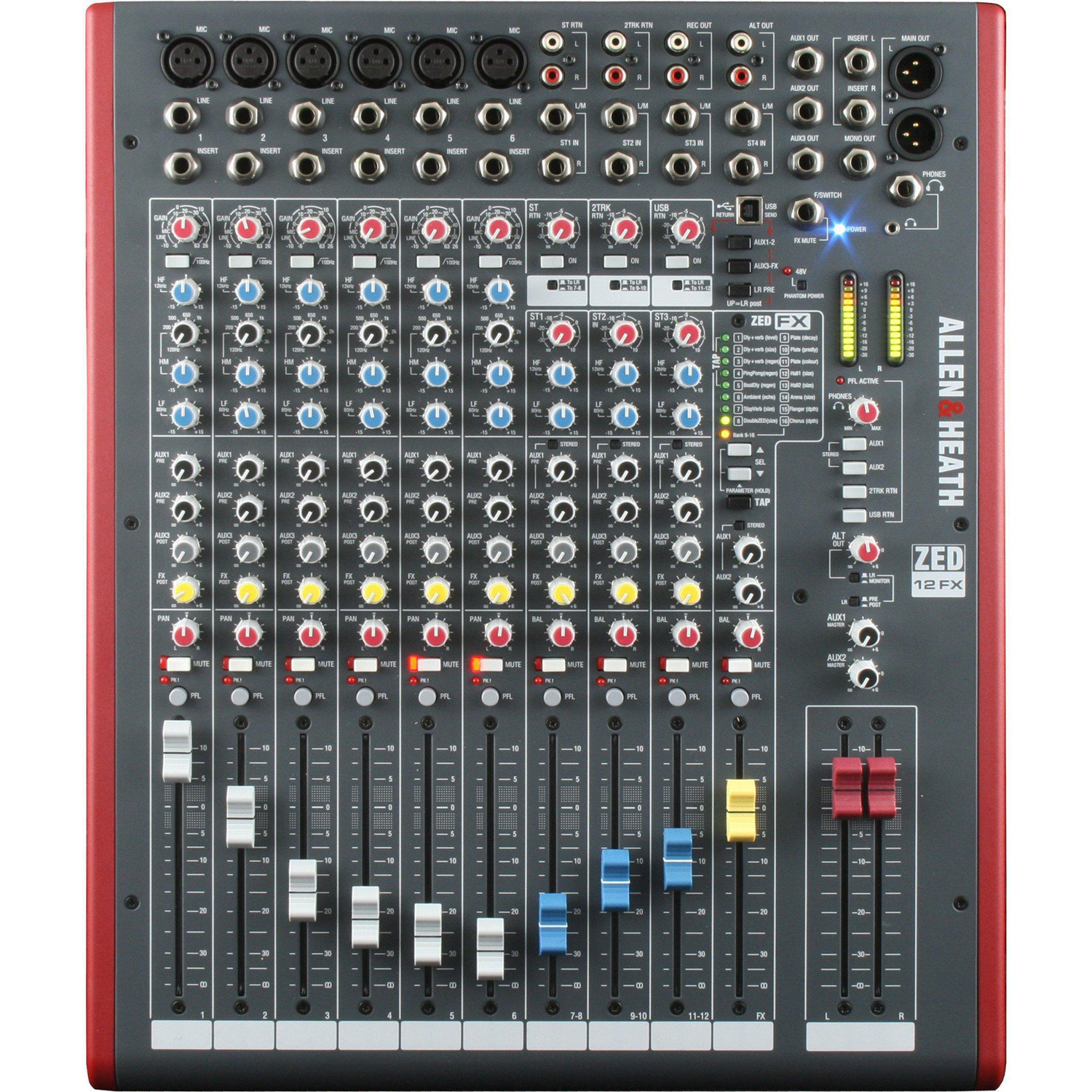 Allen & Heath ZED-12FX Αναλογική Κονσόλα Μίξης-1