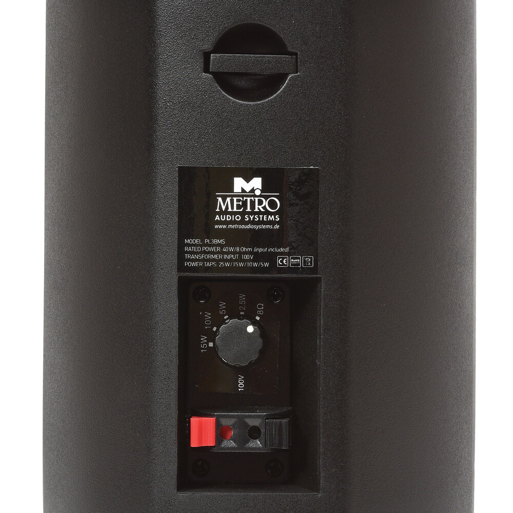 Metro PL3BMS-IP54 Ηχείο Εγκαταστάσεων 40W Black-5