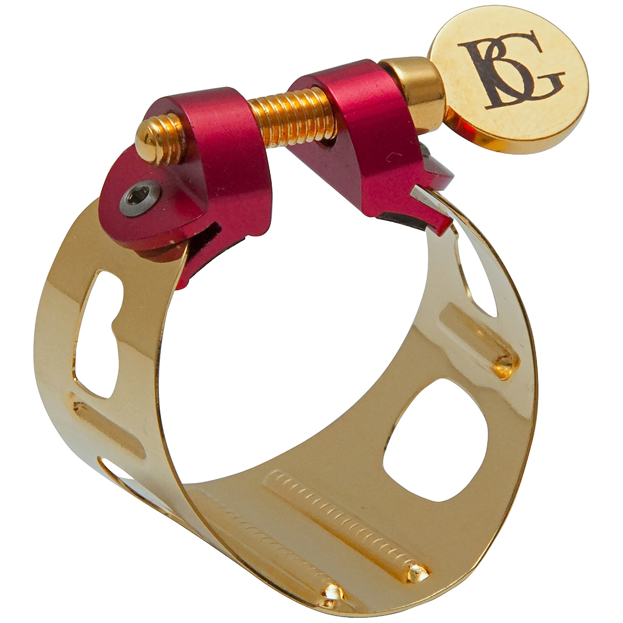 BG LDT1 DUO Gold Plated Σφιγκτήρας για Τενόρο Σαξόφωνο-min