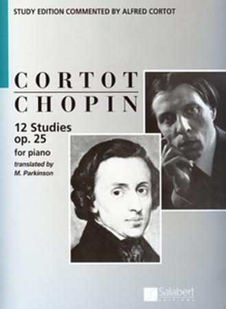 Frederic Chopin - 12 Etudes op. 25 (Cortot-English version) / Εκδόσεις Salabert-min