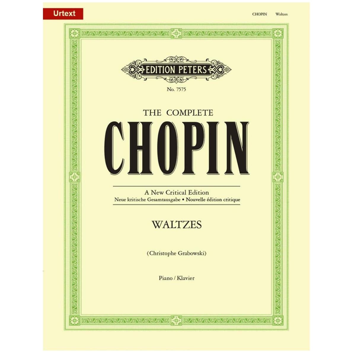 Frederic Chopin - Waltzes / Εκδόσεις Peters (Urtext)-1