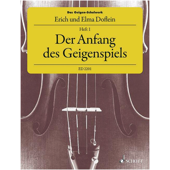 Doflein - Der Anfang des Geigenspiels. Band 1-min