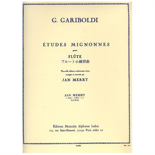 Giuseppe Gariboldi - Etudes Mignonnes Op.131 Flute / Εκδόσεις Alphonse Leduc-min