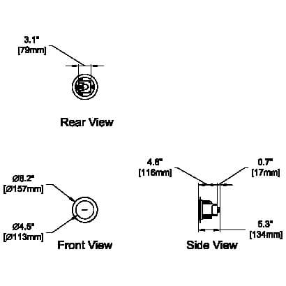 Bose FreeSpace 3 Flush-Mount Satellites Black Ζεύγος Ηχείων Οροφής-2