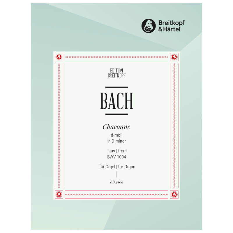 Bach/Busoni - Chaconne aus der Partita II fur Violine BWV 1004 / Bearbeitung fur Klavier / Εκδόσεις Breitkopf-1