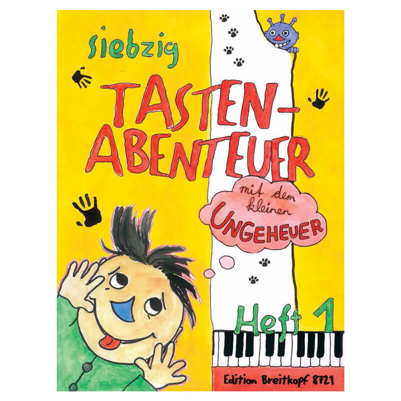 Tasten-Abenteuer 70 Keyboard Adventures with the Little Monster - Breitkopf Edition-1