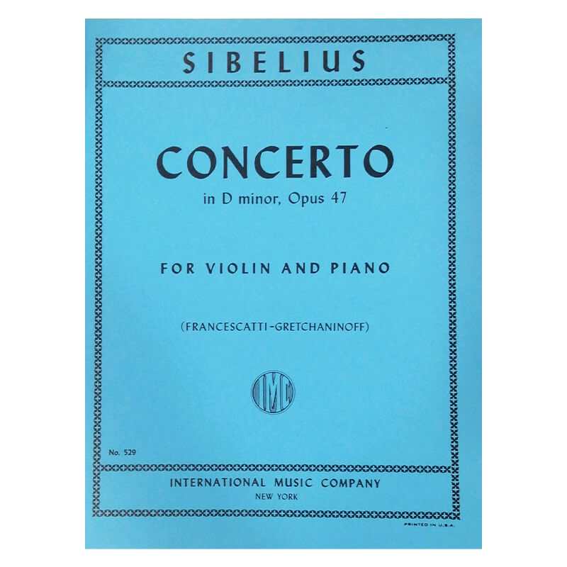 Sibelius Concerto D Minor, Op.47-min
