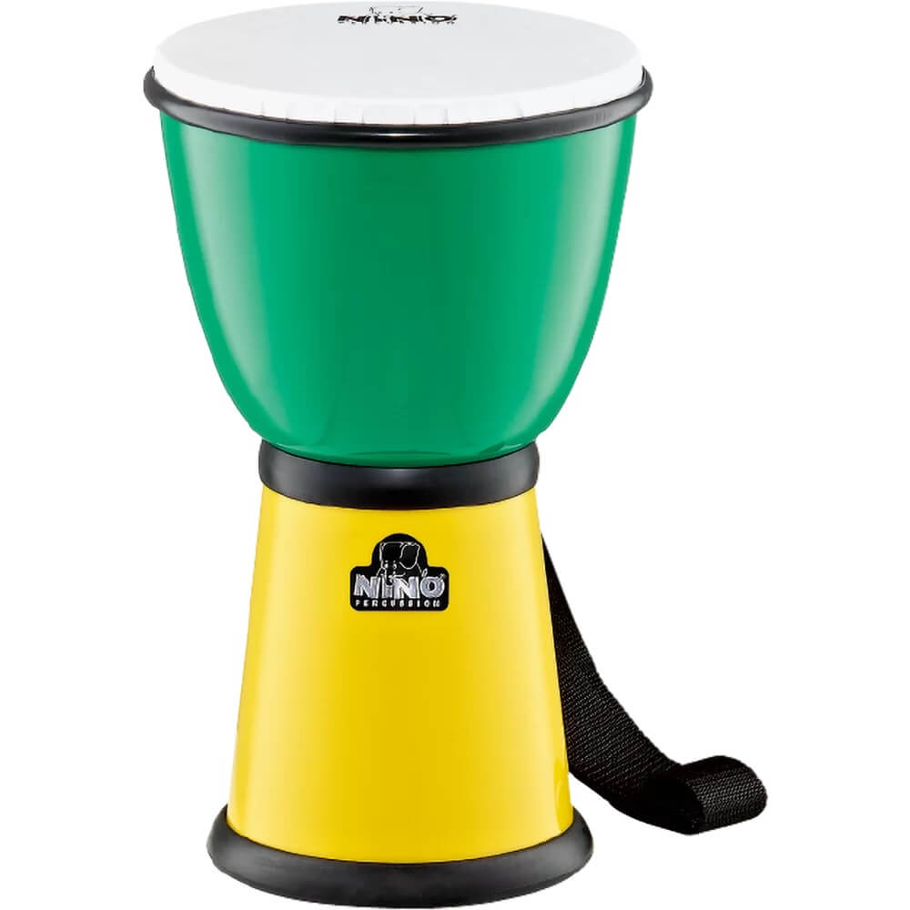 Nino 18G/Y Green/Yellow Djembe 8-min