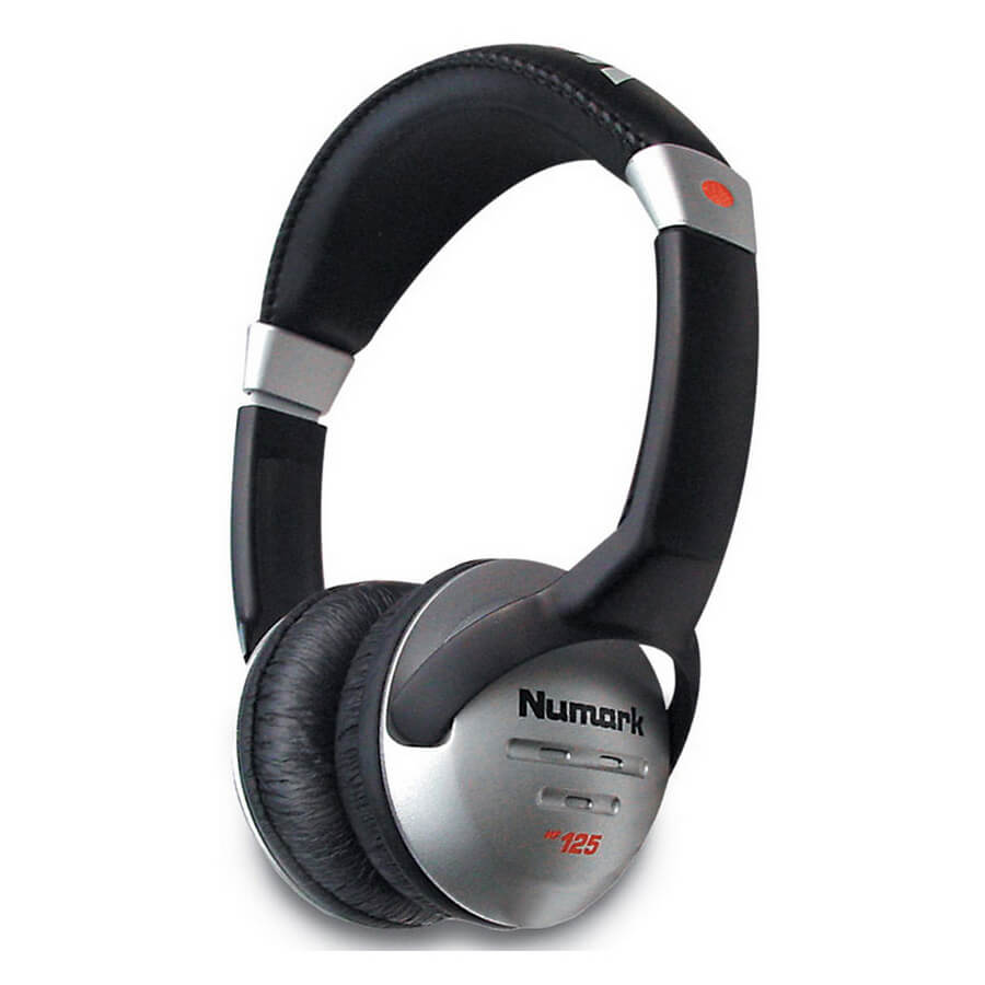 Numark HF125 Ακουστικά DJ Μαύρα-Ασημί-2