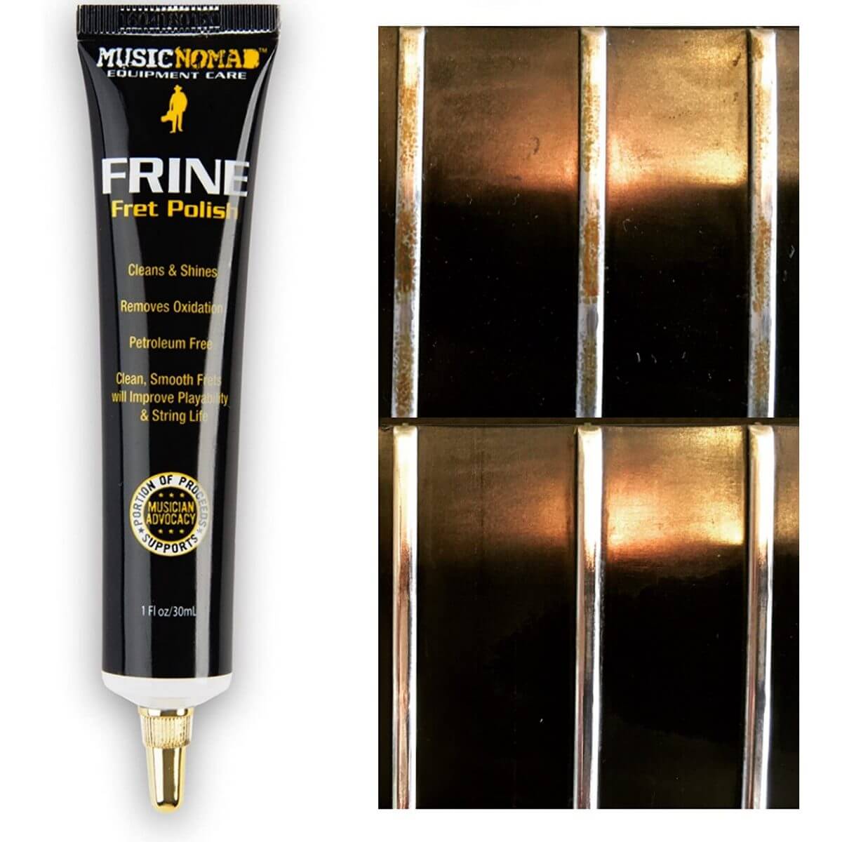 MusicNomad MN124 FRINE Σετ Γυαλίσματος Τάστων (5 τμχ)-5