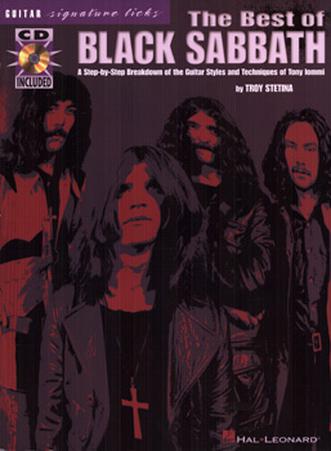 Black Sabbath - Best of Guitar signature licks + CD-1