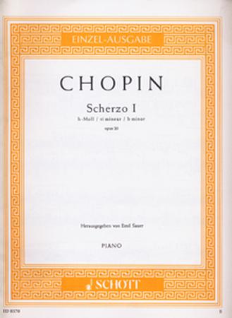 Frederic Chopin - Scherzo I in B minor Opus 20 / Εκδόσεις Schott-min