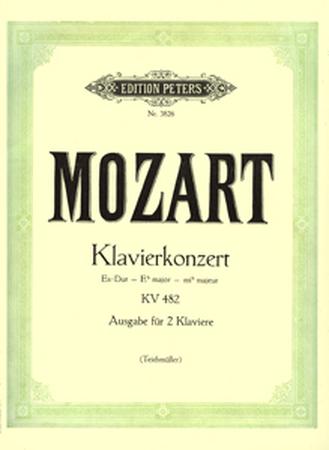 W.A.Mozart - Klavierkonzert Es-Dur KV 482 / Εκδόσεις Peters-min