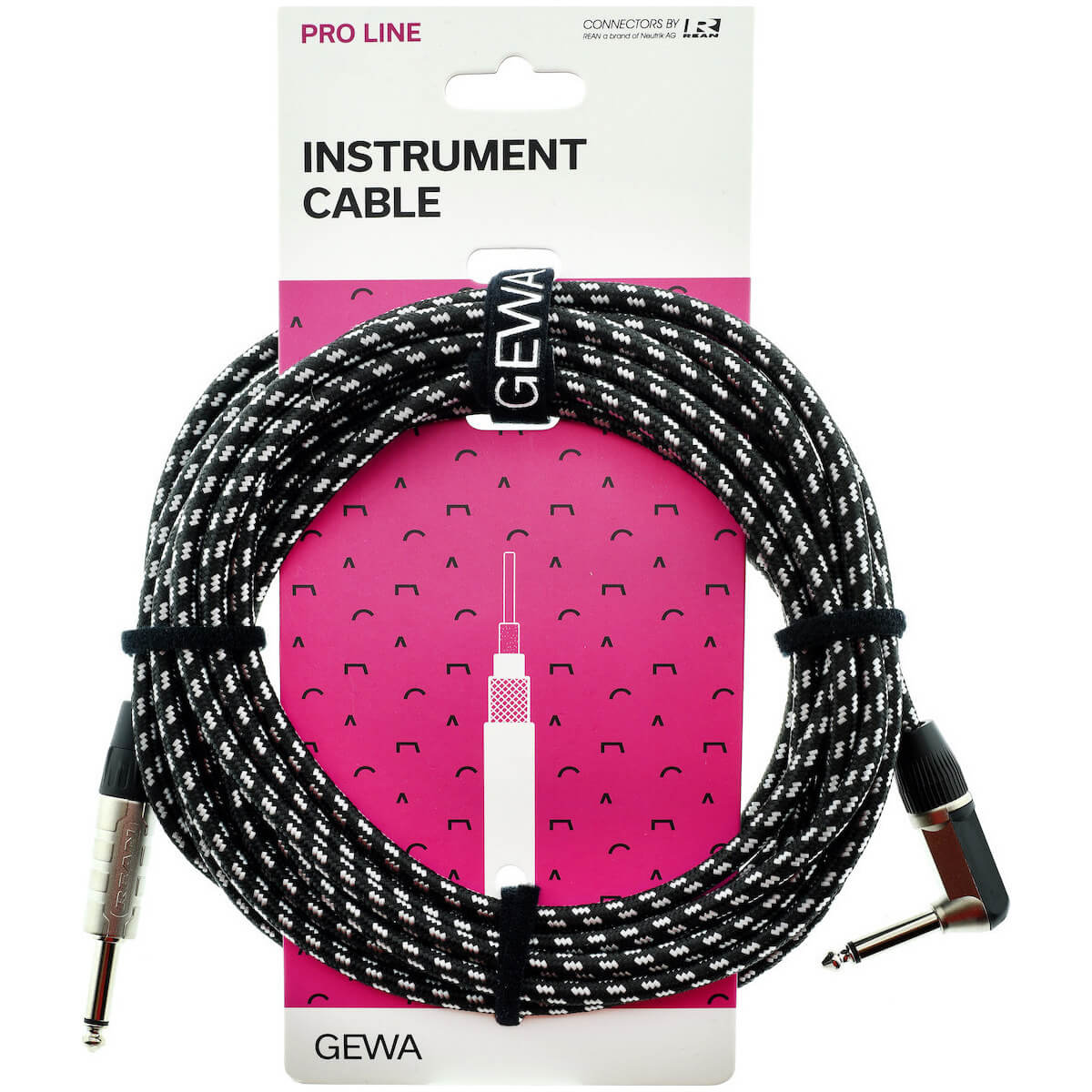 Gewa 190514 VE10 Pro Line Καλώδιο Οργάνων 1/4 Mono Jack - 1/4 Mono Jack Γωνία 6m B Tweed-1