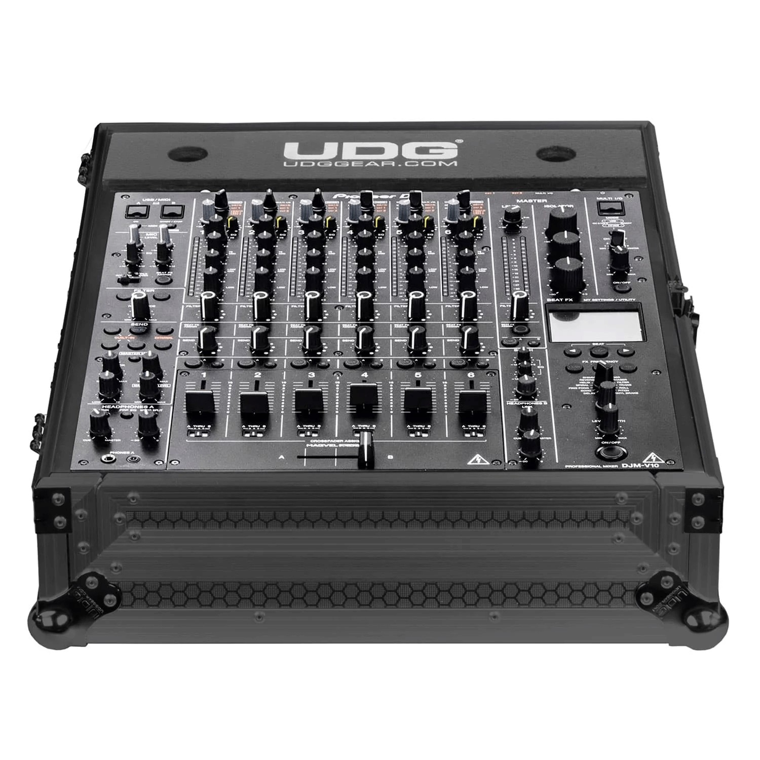UDG U91073BL Ultimate Flight Case Pioneer DJM-V10 Black-min