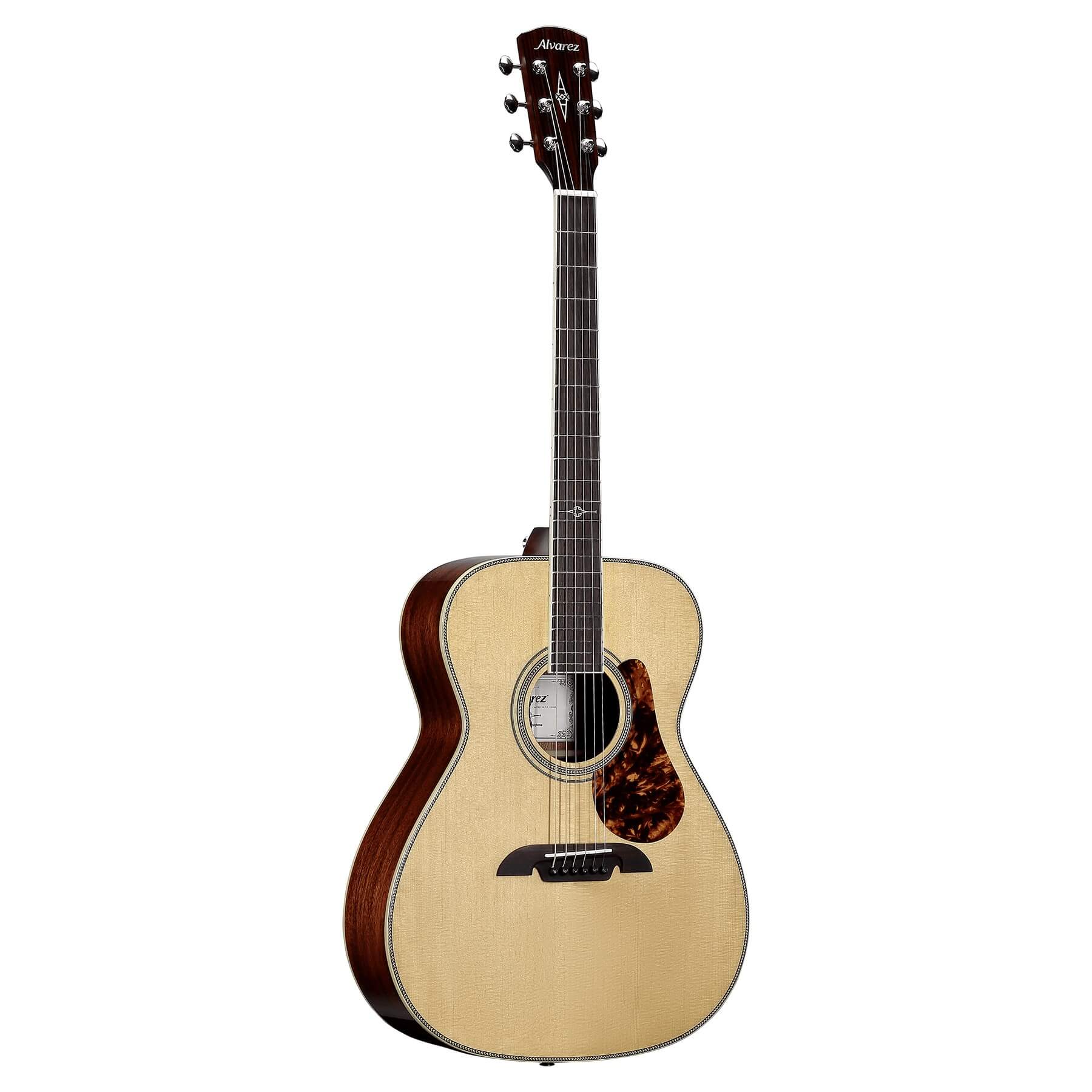 Alvarez Masterworks MF60e Herringbone OM Ηλεκτροακουστική Κιθάρα Natural (με Θήκη)-2