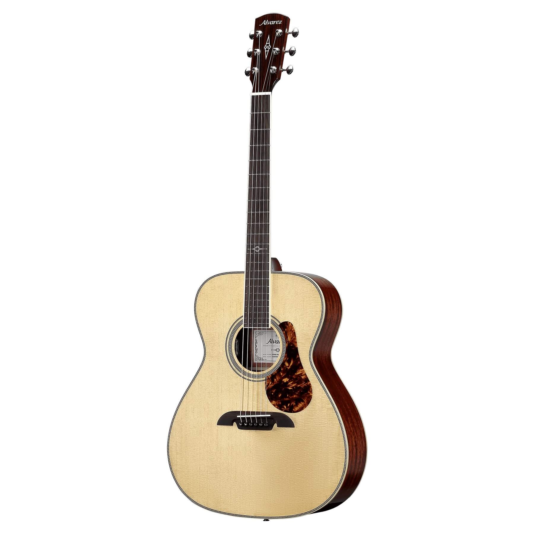 Alvarez Masterworks MF60e Herringbone OM Ηλεκτροακουστική Κιθάρα Natural (με Θήκη)-3