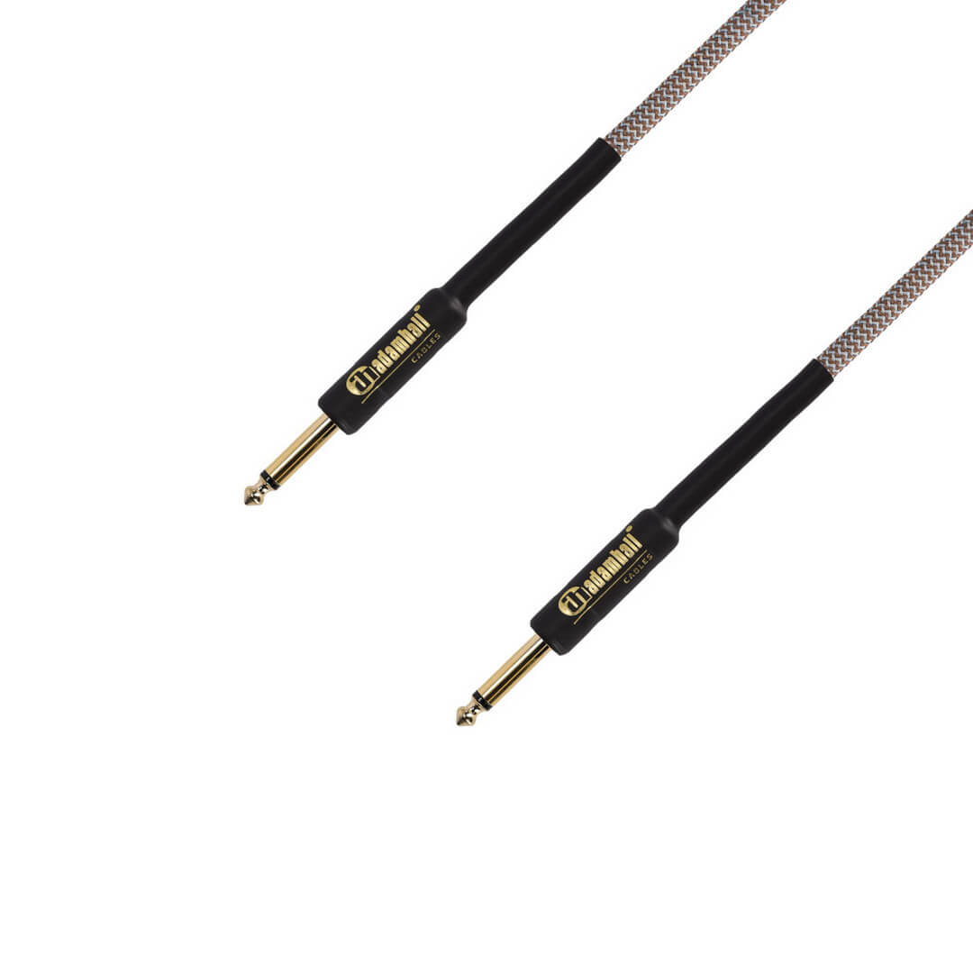 Adam Hall K4IPP0300BRW 4Star Series Καλώδιο Οργάνων 1/4 Mono Jack - 1/4 Mono Jack 3m Gold-min