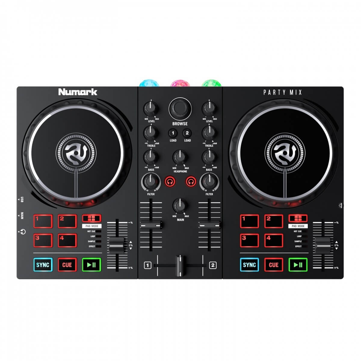 Numark Party Mix Mk-II DJ Controller-min