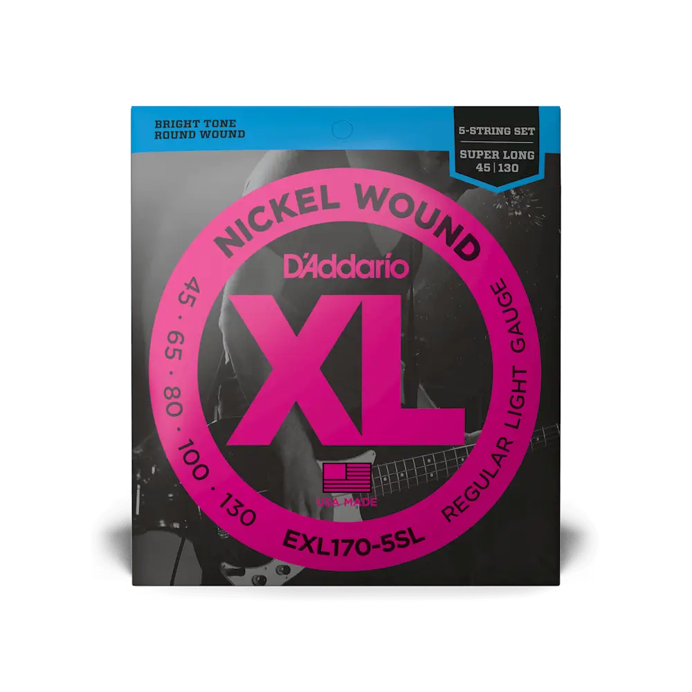 D'Addario EXL170-5SL Χορδές 5άχορδου Ηλεκτρικού Μπάσου 45-130-min