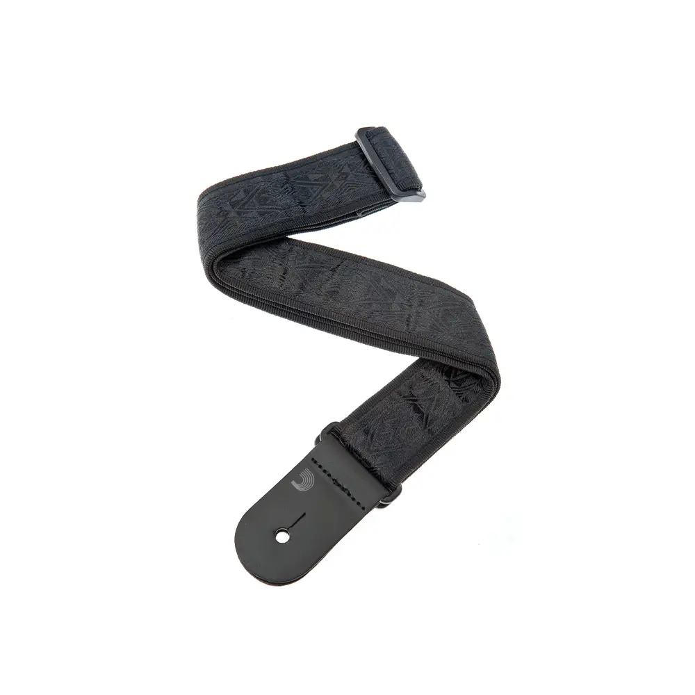 D'Addario 50B01 Black Satin Ζώνη Ηλεκτρικής Κιθάρας - Μπάσου-min