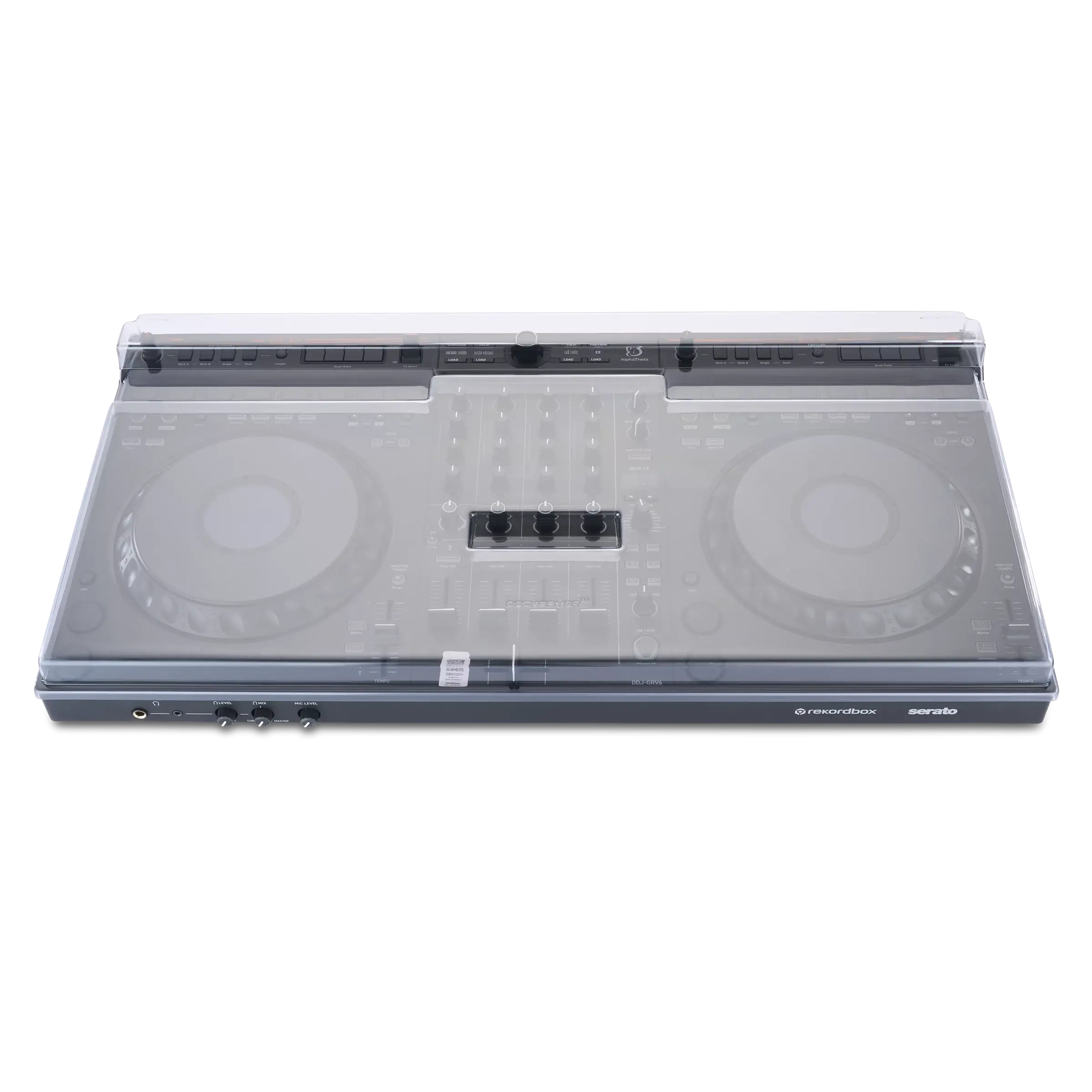 Decksaver AlphaTheta DDJ-GRV6 Κάλυμμα Προστασίας Διάφανο-2-min