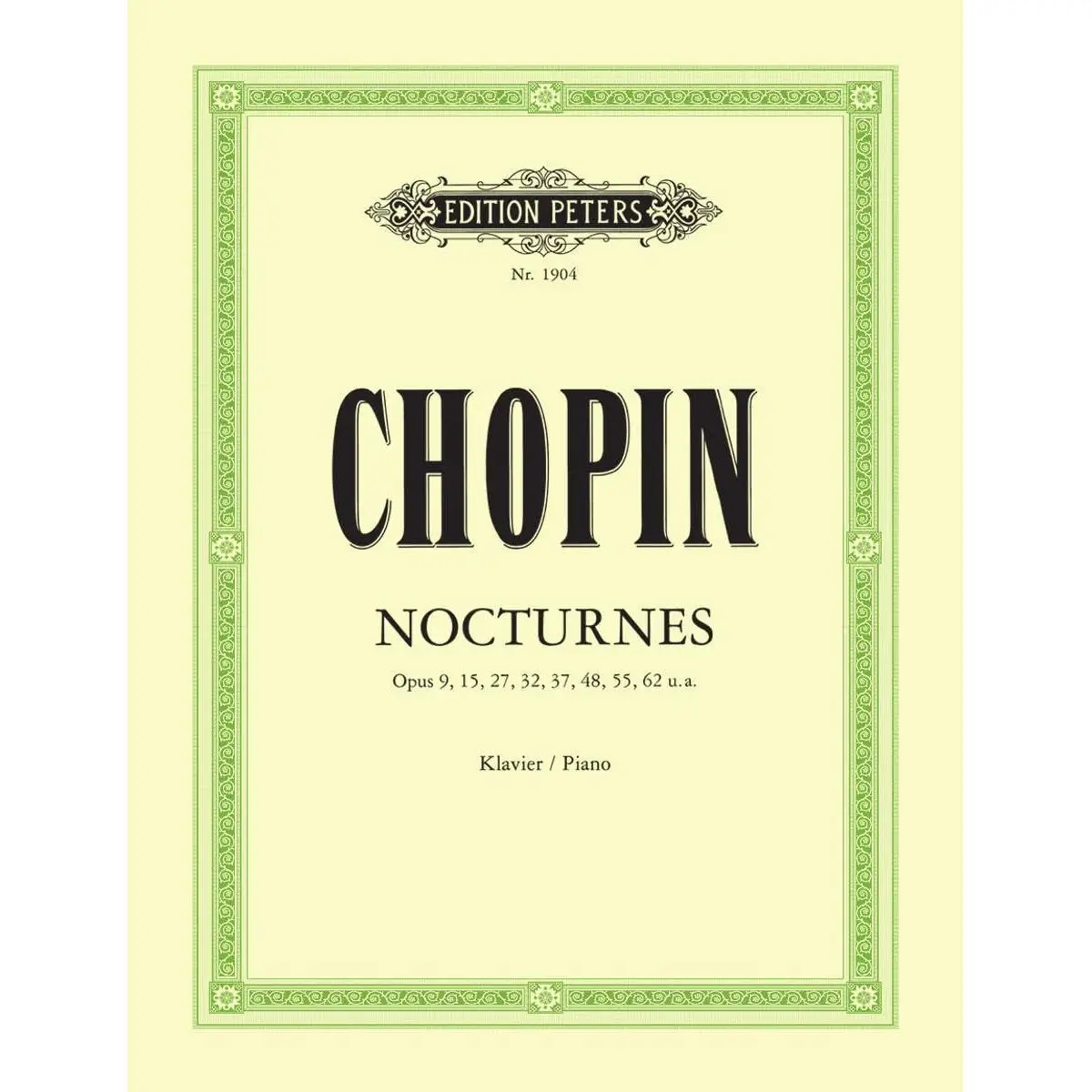 Frederic Chopin - Nocturnes / Εκδόσεις Peters-min