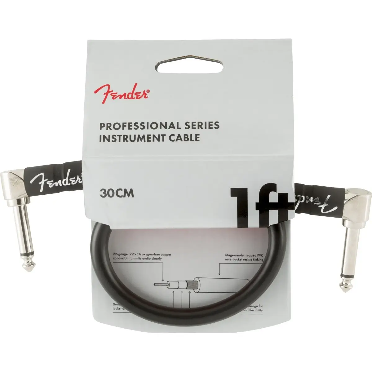 Fender Professional Series Patchcable Γωνία-Γωνία 0,3m-min