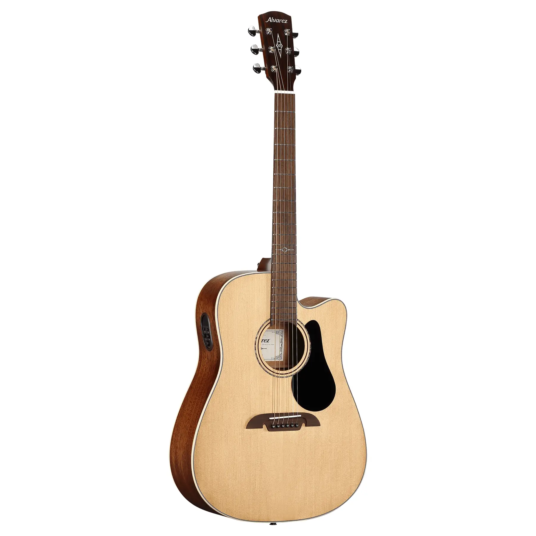 Alvarez AD60ce Dreadnought Ηλεκτροακουστική Κιθάρα Natural-2-min