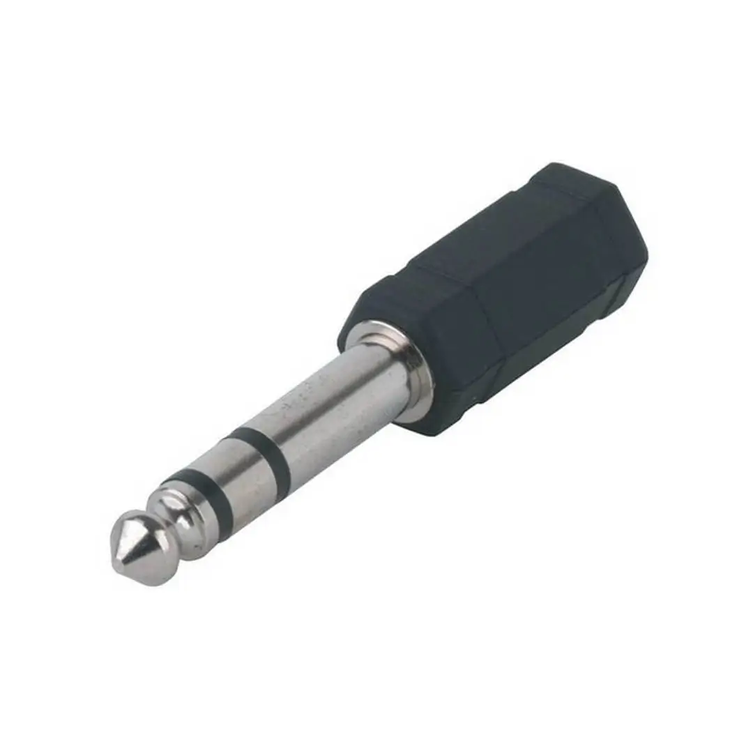 Tune AJS-01 Stereo Αντάπτορας Jack 3,5mm - Jack 6,3mm Μαύρος-min