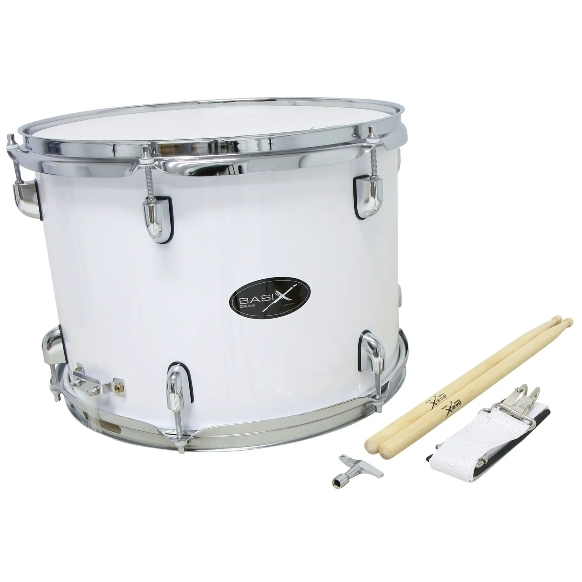 Gewa F893100 Basix Ταμπούρο Παρέλασης 14 x 10  (με Ζώνη - Μπαγκέτες)-min