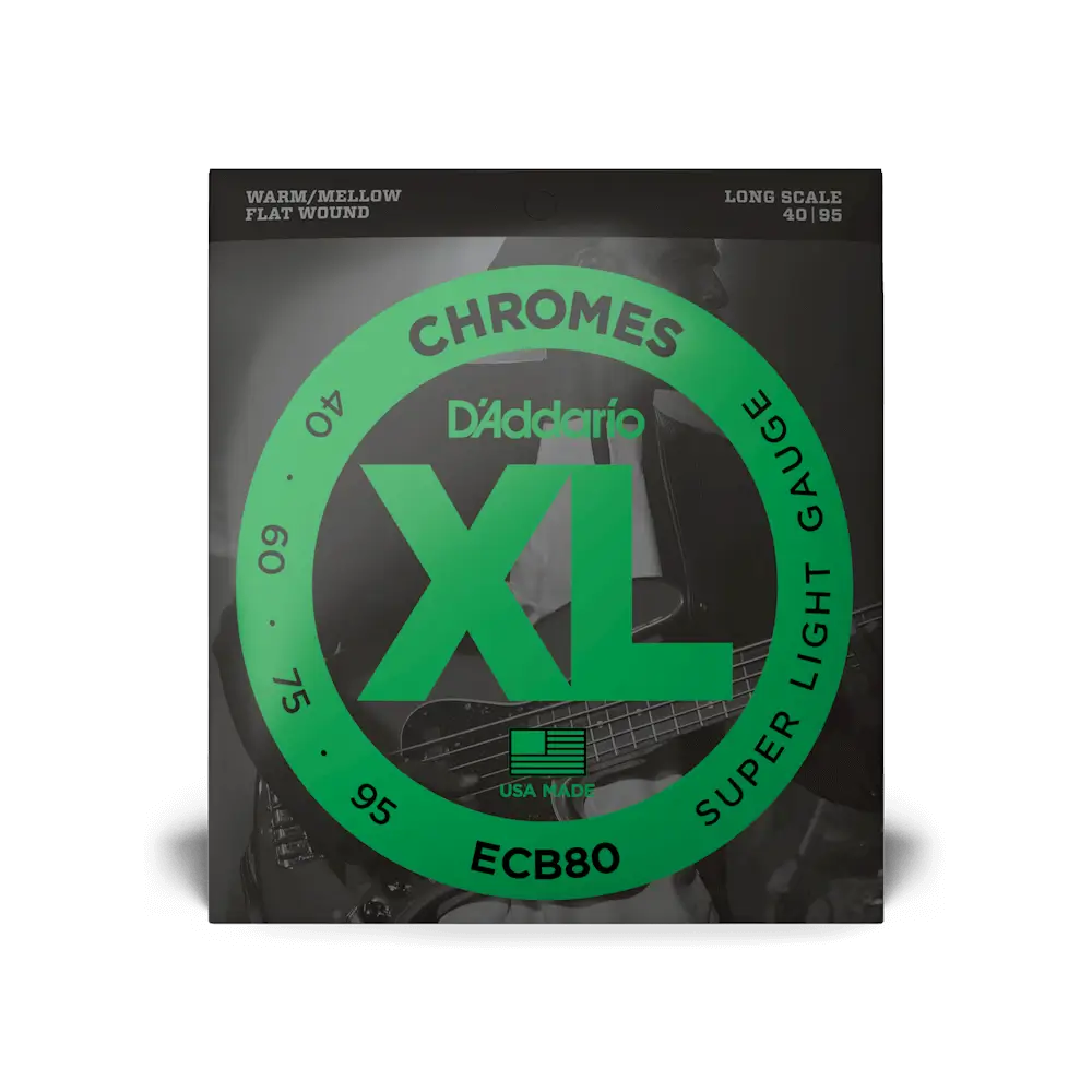 D'Addario ECB80 Chromes Χορδές 4άχορδου Ηλεκτρικού Μπάσου 40-95-min