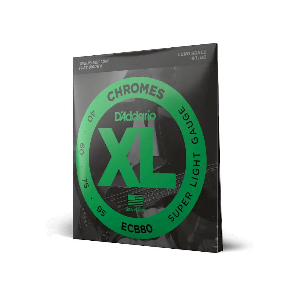 D'Addario ECB80 Chromes Χορδές 4άχορδου Ηλεκτρικού Μπάσου 40-95-2-min