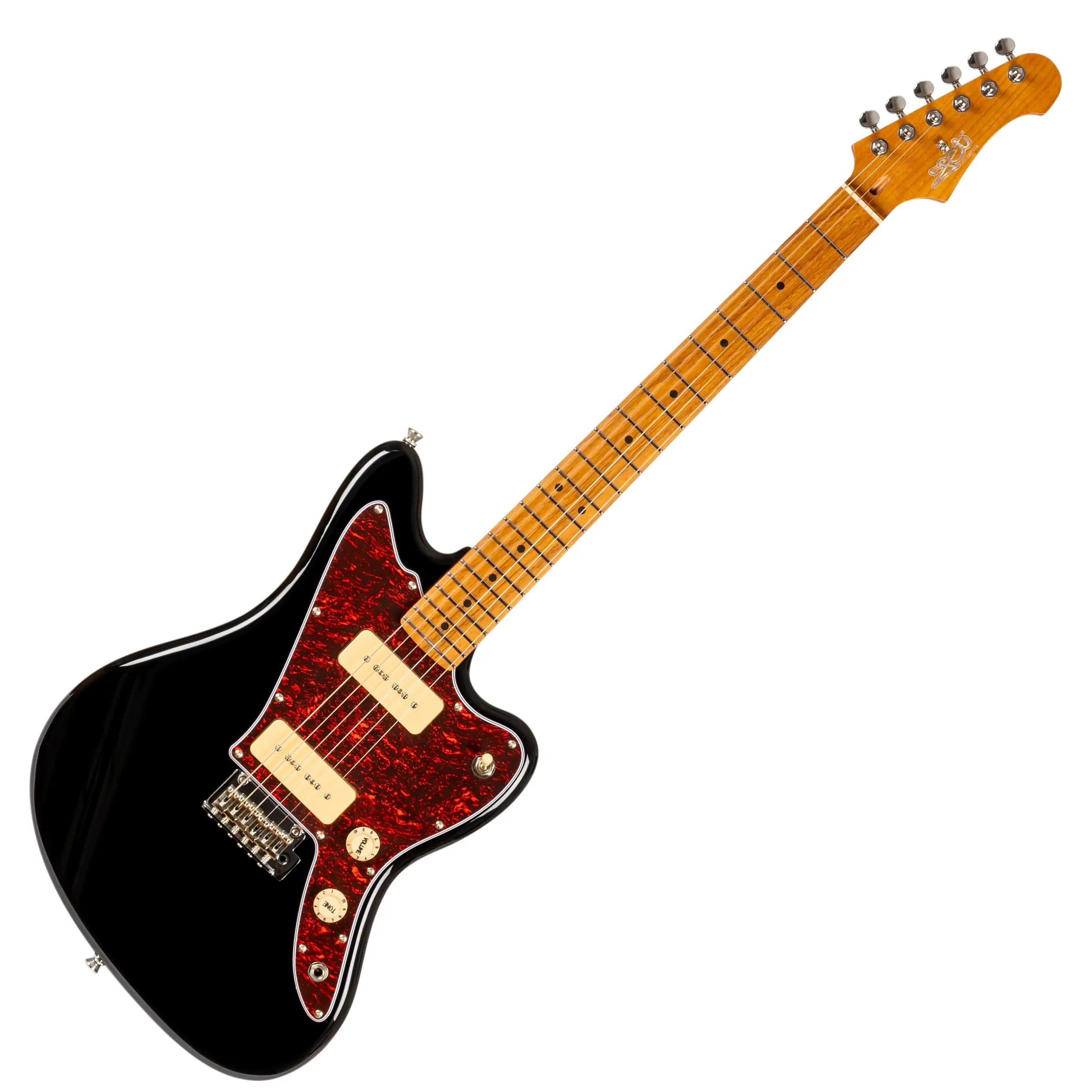 JET JJ-300 P90 BK Jaguar Ηλεκτρική Κιθάρα Black-min