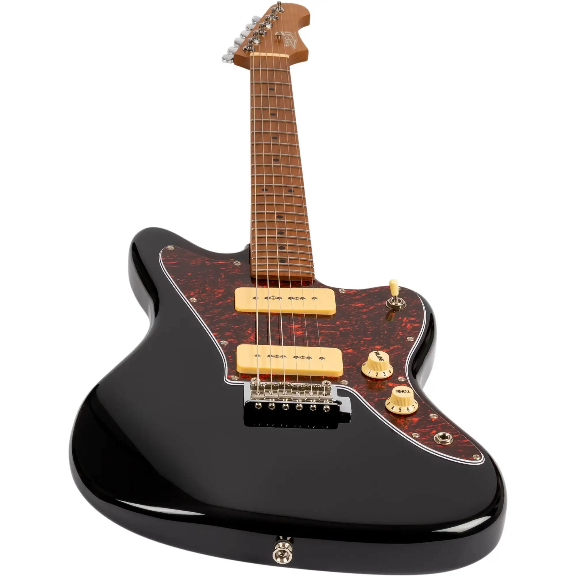 JET JJ-300 P90 BK Jaguar Ηλεκτρική Κιθάρα Black-2-min