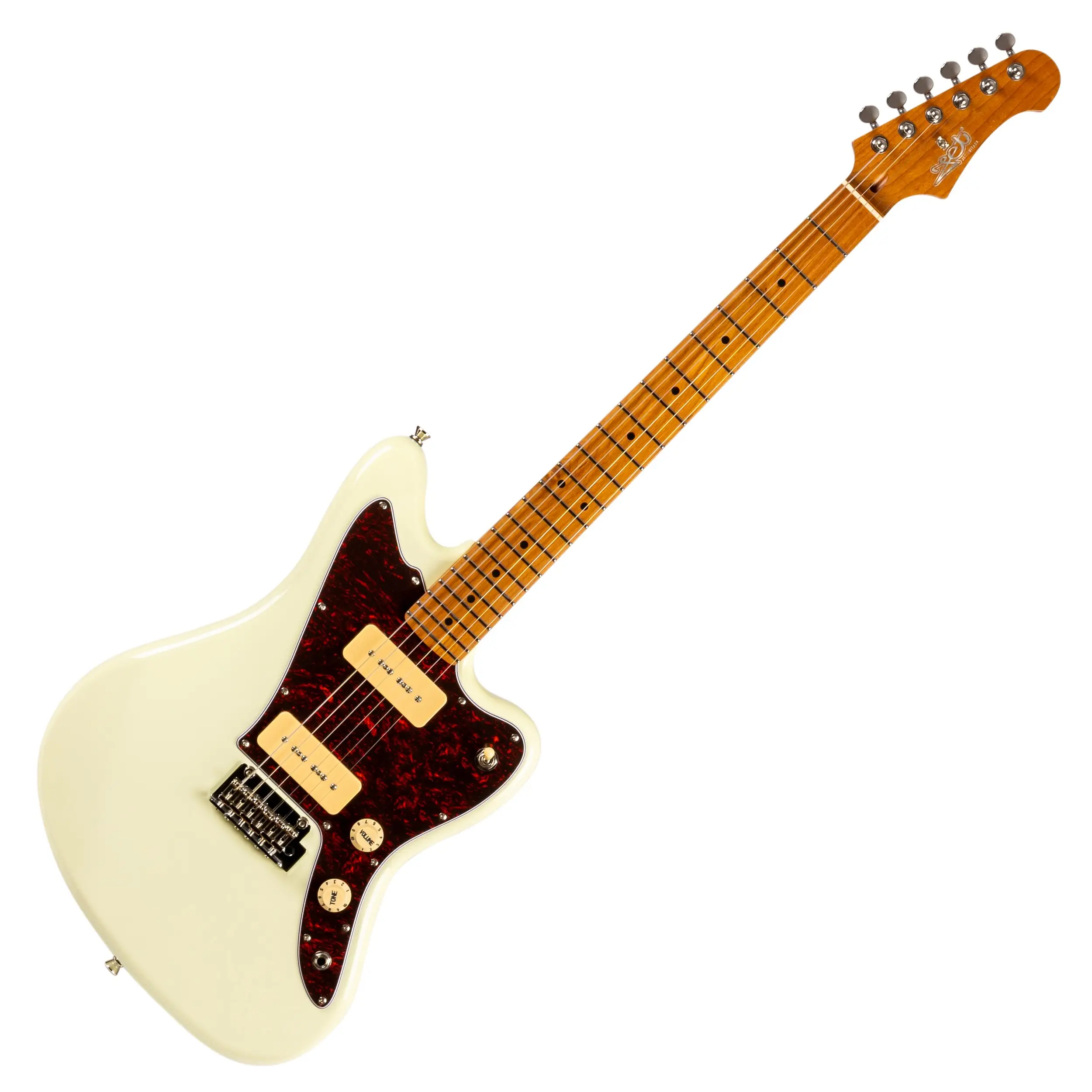 JET JJ-300 P90 OW Jaguar Ηλεκτρική Κιθάρα Olympic White-min