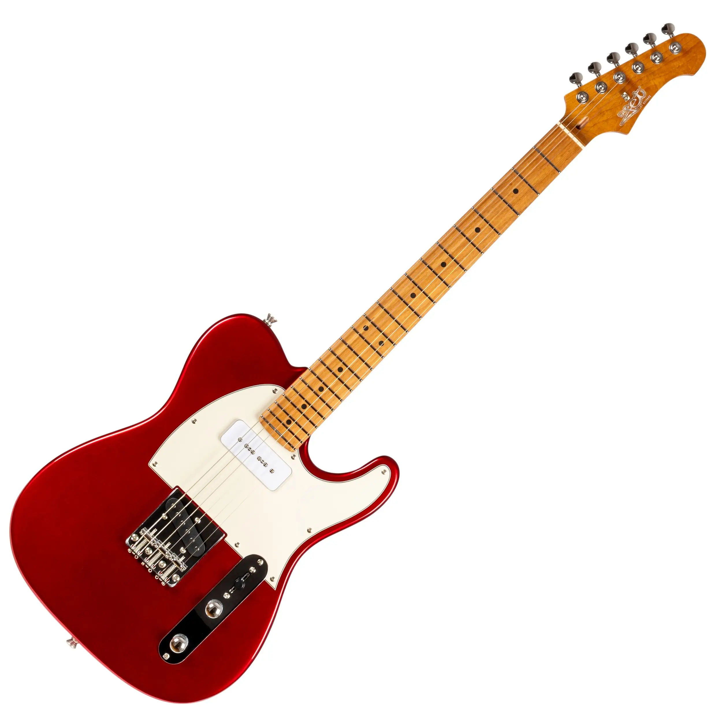 JET JT-300 CAR P90 Telecaster Ηλεκτρική Κιθάρα Candy Red-min