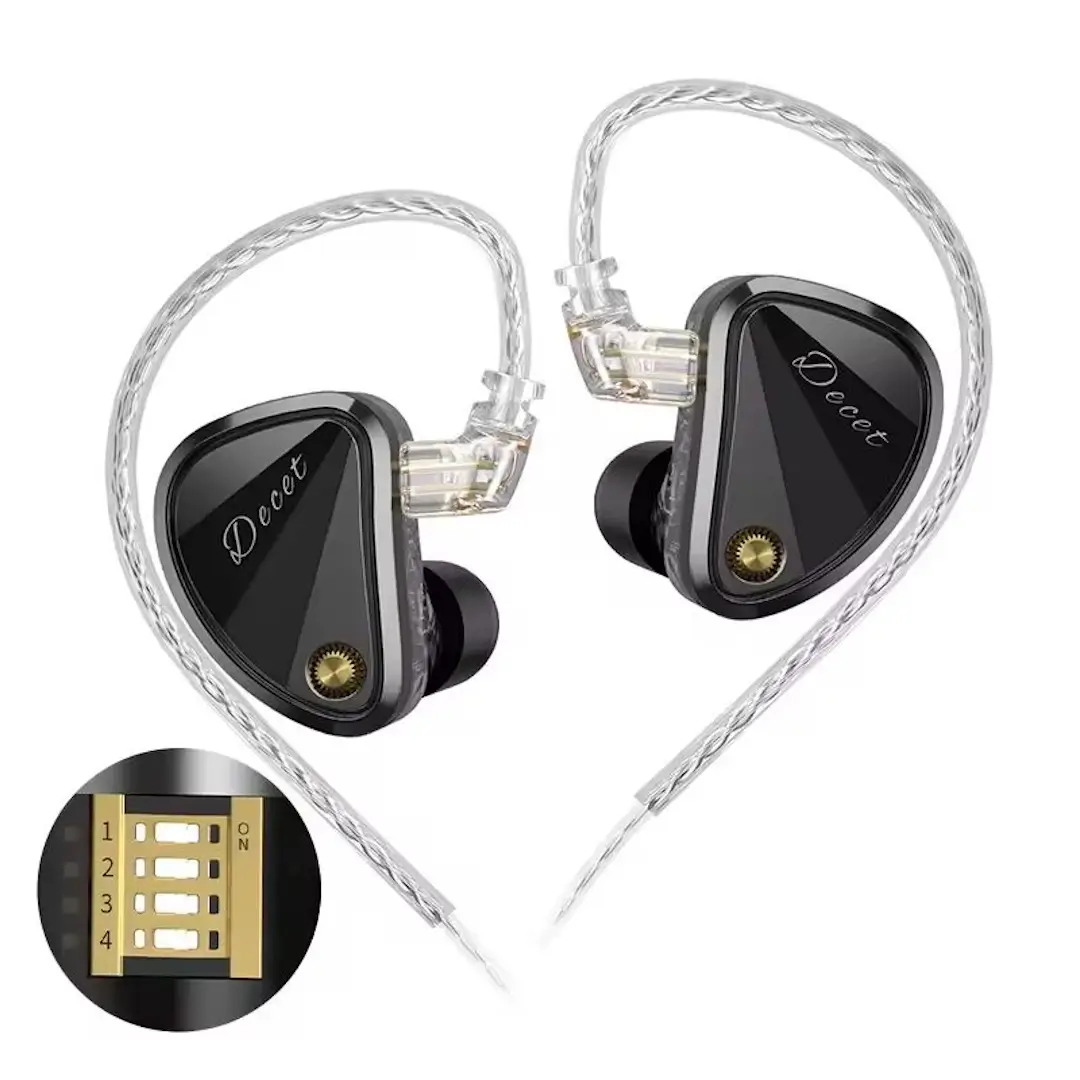 KZ Decet Tuning Ακουστικά In-Ear Μαύρα-min