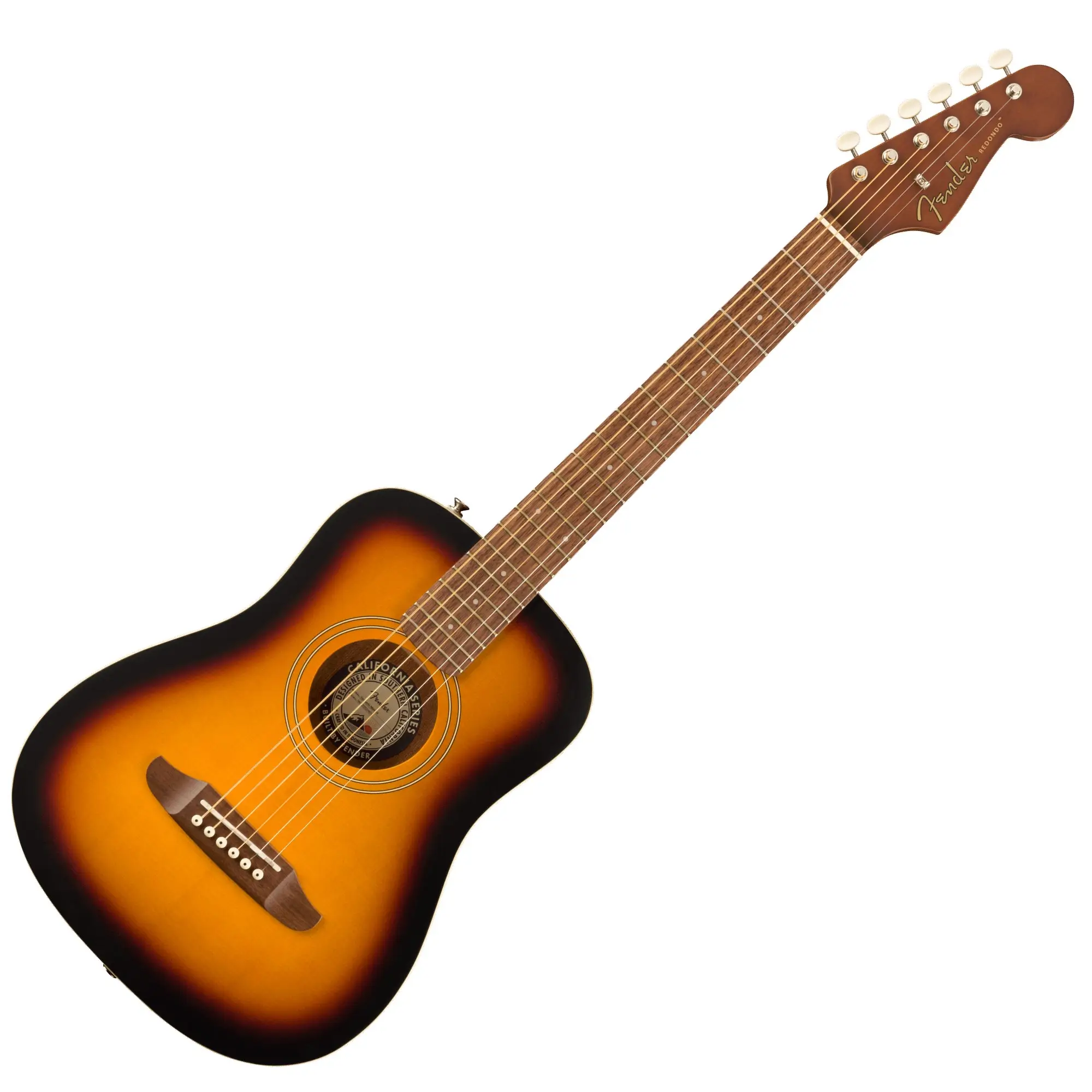 Fender California Redondo Mini Ακουστική Κιθάρα Sunburst-min
