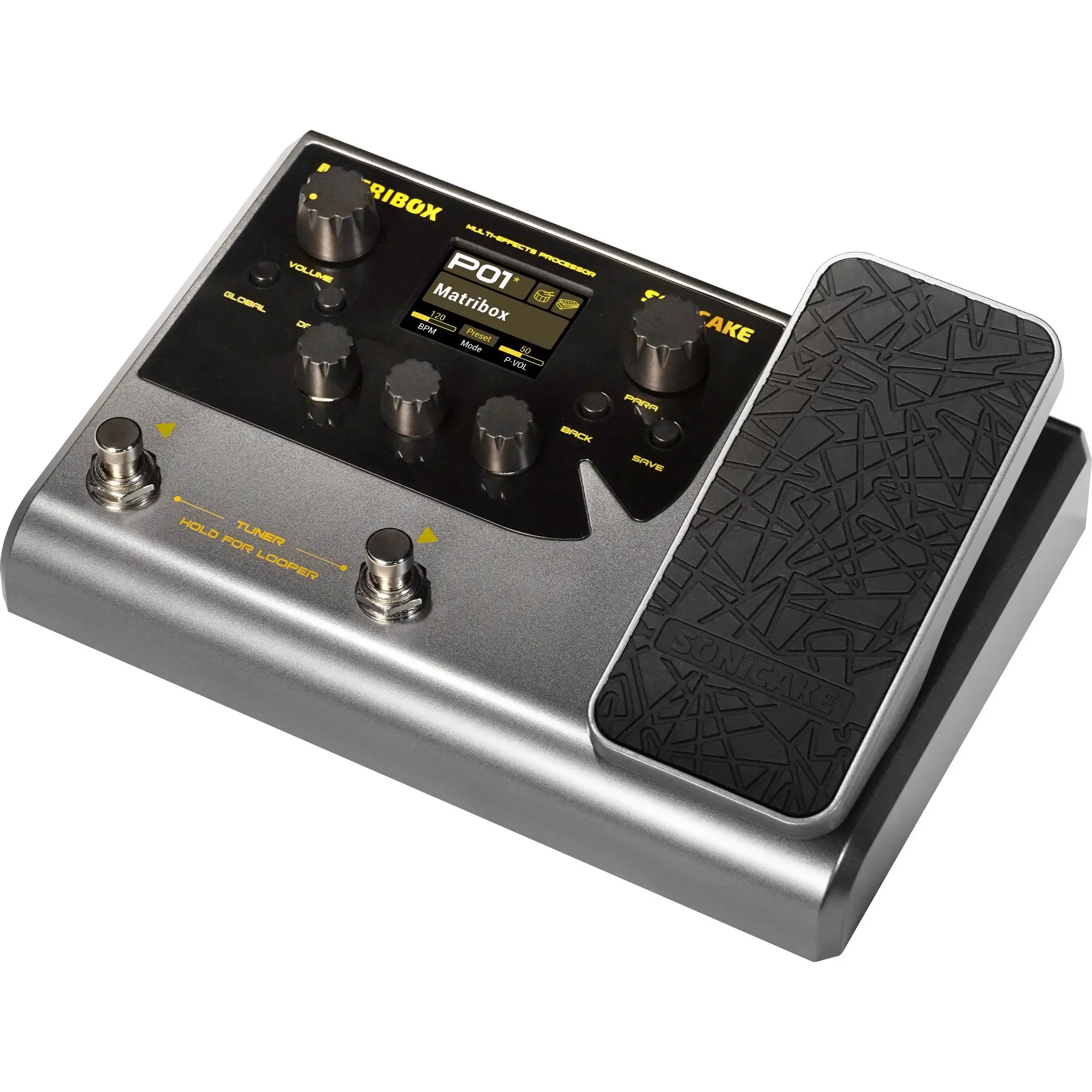 Sonicake Matribox Επεξεργαστής Εφέ Κιθάρας/ Μπάσου Γκρι-3
